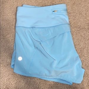 Lululemon shorts. Turquoise blue. Size 6